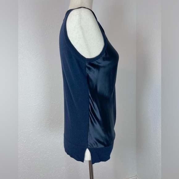 Pure Collection, Silk, Wool, and Cotton Tank and Open Cardigan 2 piece Set - Picture 5 of 8